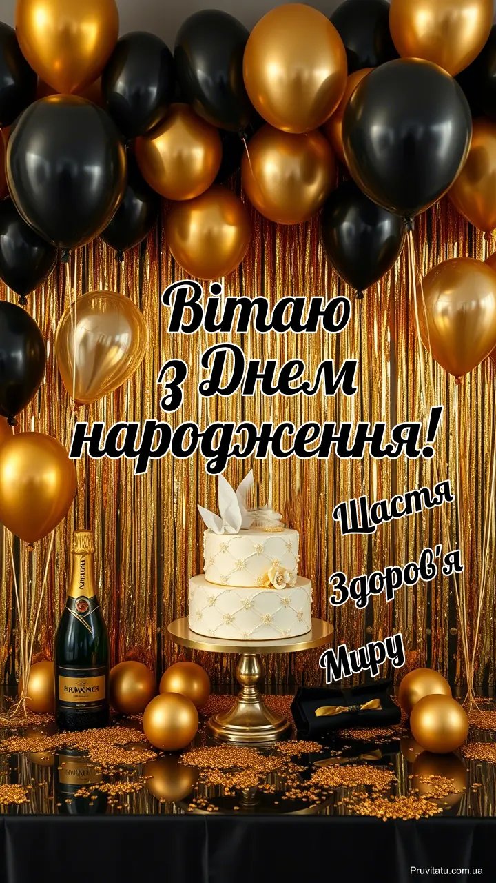 листівка з днем народження чоловікові