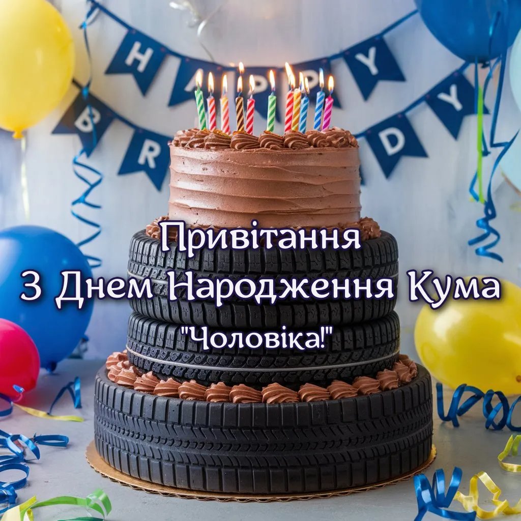 з днем народження кумові - зображення 2
